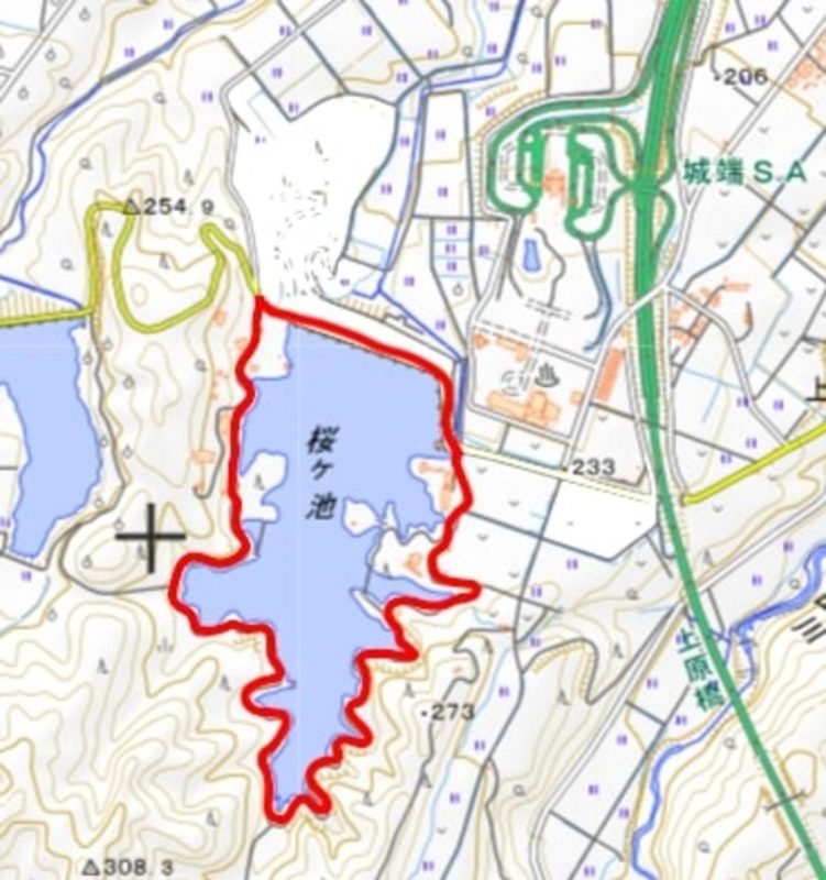 桜ヶ池地図